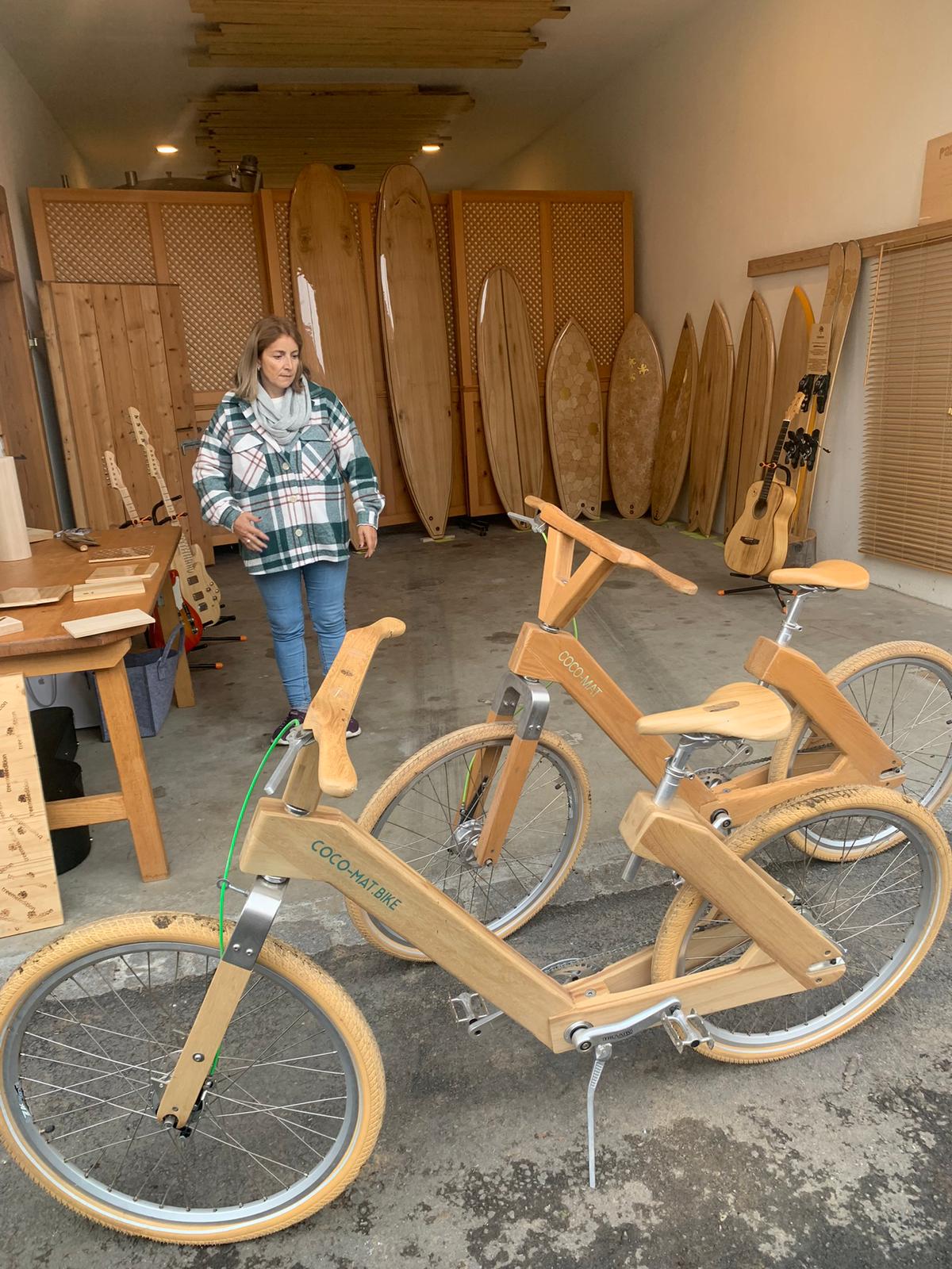 Fahrräder aus Paulownia